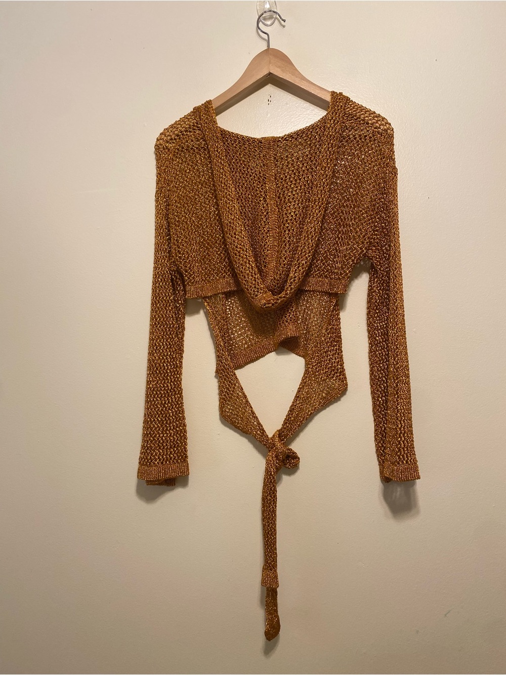 CULT GAIA Catherine Knit Crochet Coverup. Size XS - Picture 6 of 12